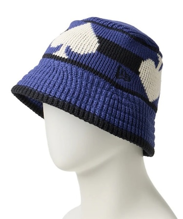 NEWERA/14667665 ニットバケット スペード ライトネイビー/ブラック  ハット バケットハット 帽子 ニューエラ ユニセックス メンズ レディース ムラサキスポーツ