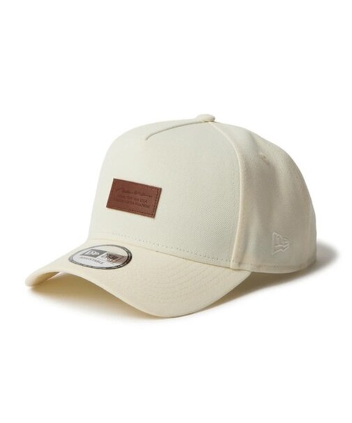 NEWERA/14667887 9FORTY A-Frame Leather Patch キャップ  帽子 ニューエラ ユニセックス メンズ レディース ムラサキスポーツ