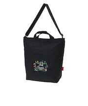 ManhattanPortage×DILIGENCE PARLOUR/PUMPHOUSE SHOULDER BAG COMBED COTTON GABARDINE DPL MP3401CCGDPL ショルダーバッグ 撥水 刺繍 花 フラワー マンハッタンポーテージ レディース ムラサキスポーツ