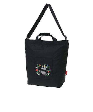 ManhattanPortage×DILIGENCE PARLOUR/PUMPHOUSE SHOULDER BAG COMBED COTTON GABARDINE DPL MP3401CCGDPL ショルダーバッグ 撥水 刺繍 花 フラワー マンハッタンポーテージ レディース ムラサキスポーツ