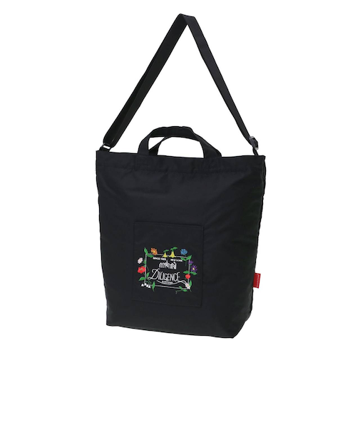ManhattanPortage×DILIGENCE PARLOUR/PUMPHOUSE SHOULDER BAG COMBED COTTON GABARDINE DPL MP3401CCGDPL ショルダーバッグ 撥水 刺繍 花 フラワー マンハッタンポーテージ レディース ムラサキスポーツ