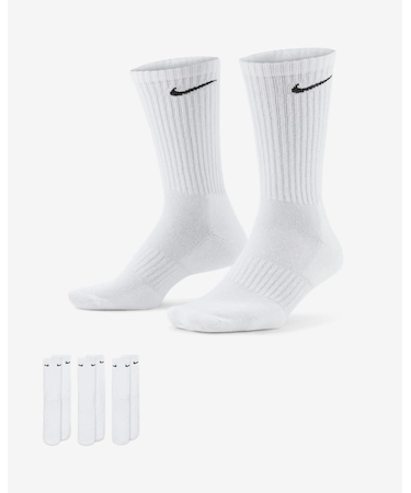 NIKE/SX7664-100 エブリデイ クッションクルーソックス(3足セット) 靴下 ナイキ ユニセックス メンズ レディース ムラサキスポーツ