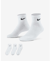 NIKE/SX7667-100 エブリデイ クッション クウォーター ソックス(3足セット) 靴下 ナイキ ユニセックス メンズ レディース ムラサキスポーツ