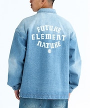 ELEMENT/EAN CARTER JACKET TYPE2 BG021750 デニム コーチジャケット ジャケット エレメント メンズ ムラサキスポーツ