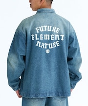 ELEMENT/EAN CARTER JACKET TYPE2 BG021750 デニム コーチジャケット ジャケット エレメント メンズ ムラサキスポーツ