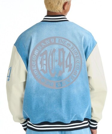 DC/バーシティジャケット DJK261002 アウター スタジャン ディーシー メンズ ムラサキスポーツ