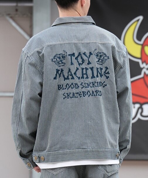 TOYMACHINE/SKULL MNST DENIM JACKET MTMPGJK1 デニムジャケット セットアップ対応 アウター トイマシーン メンズ ムラサキスポーツ
