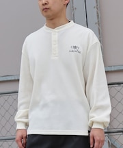 TOYMACHINE/VIDEO #9 THERMAL LONG TEE MTMPGLT4 ワッフルTシャツ 長袖 ヘンリーネック トイマシーン メンズ ムラサキスポーツ