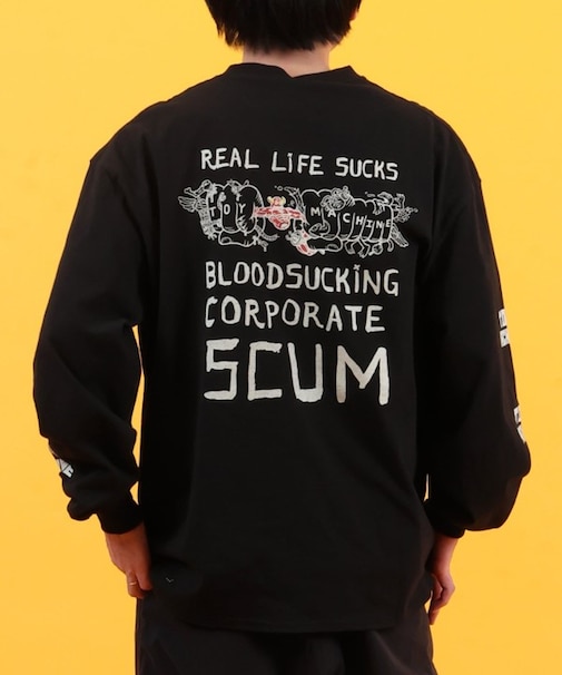 TOYMACHINE/BCS FIST LONG TEE MTMPGLT6 長袖 Tシャツ バックプリント トイマシーン メンズ ムラサキスポーツ