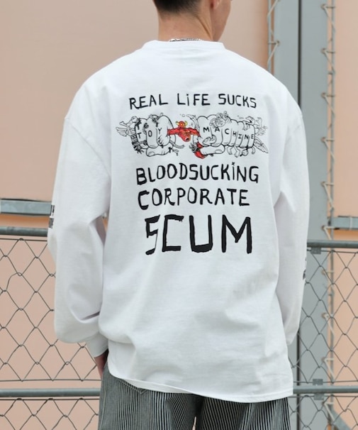 TOYMACHINE/BCS FIST LONG TEE MTMPGLT6 長袖 Tシャツ バックプリント トイマシーン メンズ ムラサキスポーツ