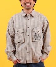 TOYMACHINE/BSCS PLAID CHECK SHIRTS MTMPGSH3 長袖 シャツ チェック柄 トイマシーン メンズ ムラサキスポーツ