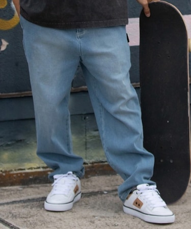 DC/ワイドパンツ DPT261007 ロングパンツ デニム ディーシー メンズ ムラサキスポーツ