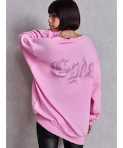 GYDA/072612737901 GG BACK bijou プルオーバー スウェット ジェイダ レディース ムラサキスポーツ