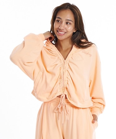 BILLABONG/CROPPED LIGHT SWEAT ZIP P BG013012 パーカー セットアップ対応 ジップアップフーディー ビラボン レディース ムラサキスポーツ