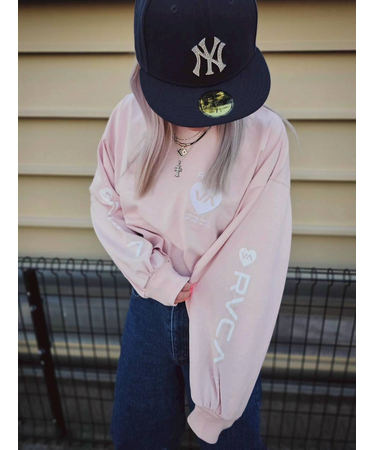 RVCA/BG043060 HYKE CROPPED LONG TEE ロンT 長袖 Tシャツ ルーカ レディース ムラサキスポーツ