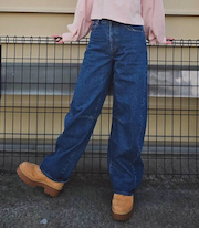 RVCA/BG043701 RECESSION DENIM PANTS ロンパン パンツ ルーカ レディース ムラサキスポーツ