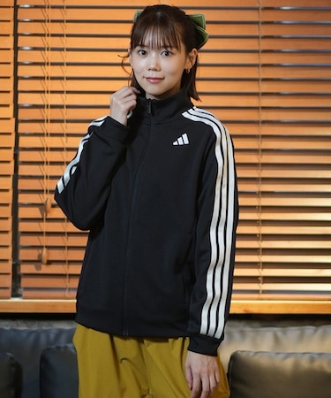 adidas/トラックジャケット スリーストライプス トラックトップ JVP35 ジャケット ジャージ JVP35 アディダス レディース ムラサキスポーツ