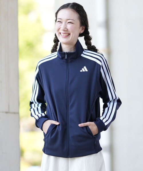 トラックジャケット LA Galaxy 2026 adidas Tiro Travel Full Zip Windbreaker Navy Jacket