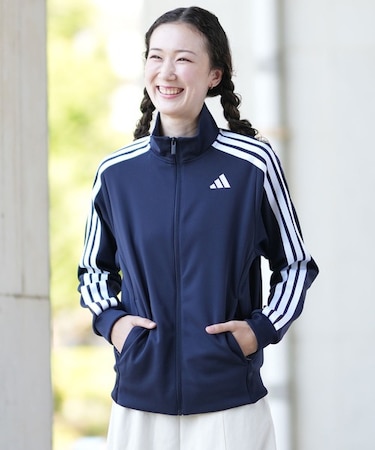 adidas/トラックジャケット スリーストライプス トラックトップ JVP35 ジャケット ジャージ JVP35 アディダス レディース ムラサキスポーツ