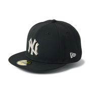 NEWERA/14745148 59FIFTY MLB パール バッジ Pearl Badge ニューヨーク・ヤンキース キャップ 帽子 ニューエラ ユニセックス メンズ レディース ムラサキスポーツ