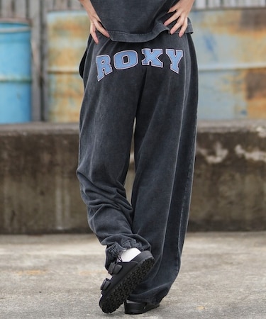 【限定】ROXY/別注 WAVE CLUB PANTS RPT261647M ロングパンツ スウェット パンツ バックプリント セットアップ対応 ロキシー レディース ムラサキスポーツ