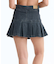 ROXY/	BLOOM RSK261070 スカート プリーツ デニム ミニスカート インナーパンツ付き ロキシー レディース ムラサキスポーツ