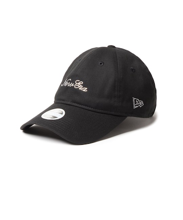 NEWERA/14747131 9TWENTY ロングバイザー Rhinestone ラインストーン スクリプトロゴ ゴルフ キャップ 帽子 ニューエラ レディース ムラサキスポーツ