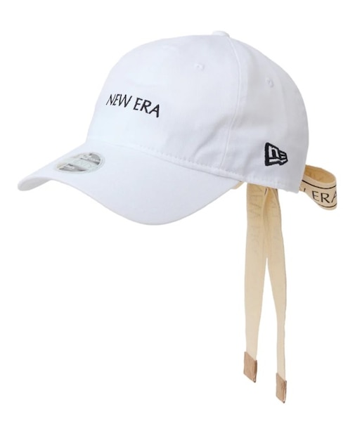 NEWERA/14747149 9TWENTY ロゴテープ ホワイト ゴルフ キャップ 帽子 ニューエラ レディース ムラサキスポーツ