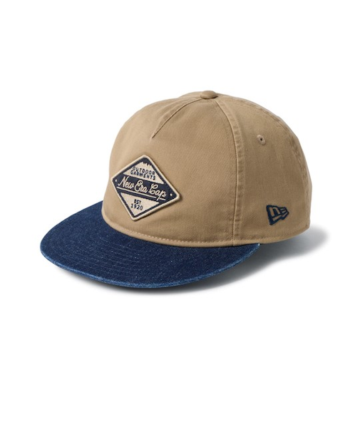 NEWERA/14774293 RC 9FIFTY A-Frame Flat Visor コットン Diamond Logo カーキ キャップ 帽子 ニューエラ レディース ムラサキスポーツ