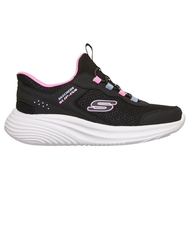 SKECHERS/17.0~23.0cm BOUNDER PRO 303690L-BLK「スリップイン」仕様 子供 靴 スケッチャーズ キッズ シューズ スニーカー ムラサキスポーツ