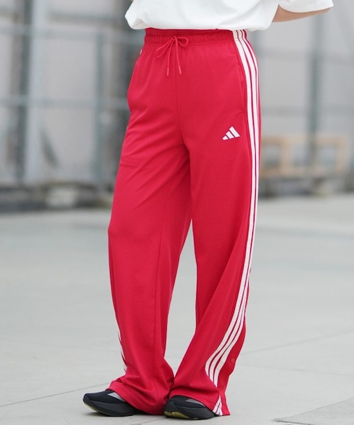 adidas/DO004 W STADIUM MESHパンツ セットアップ対応 ジャージ ロンパン アディダス レディース ムラサキスポーツ