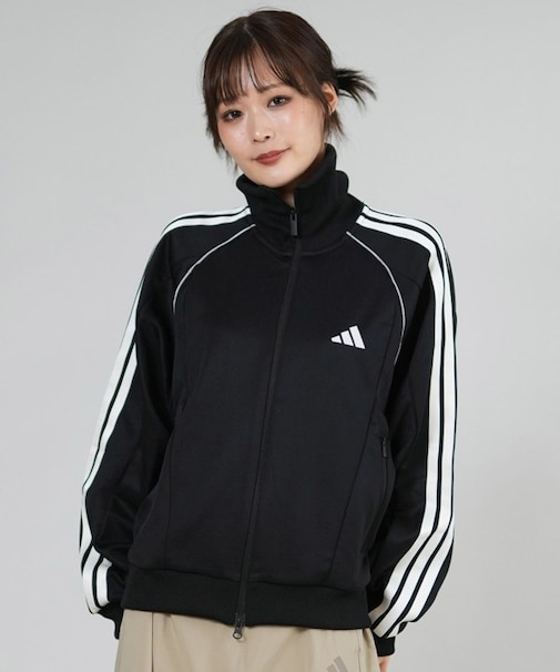 adidas/L6722 W STADIUM C トラックトップ  セットアップ対応  ジャージ トラックジャケット  アディダス レディス ムラサキスポーツ