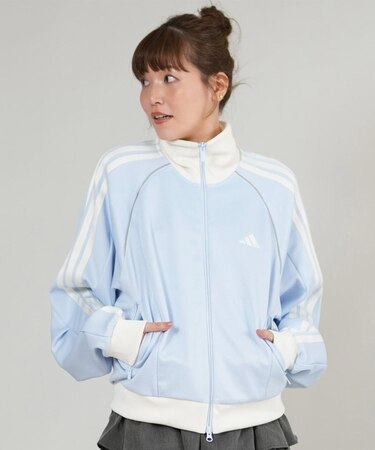 adidas/L6722 W STADIUM C トラックトップ  セットアップ対応  ジャージ トラックジャケット  アディダス レディス ムラサキスポーツ
