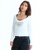 ROXY/BREAK MY SOUL RLT261078 長袖Tシャツ キャミソールセット ロキシー レディース ムラサキスポーツ
