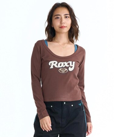 ROXY/BREAK MY SOUL RLT261078 長袖Tシャツ キャミソールセット ロキシー レディース ムラサキスポーツ