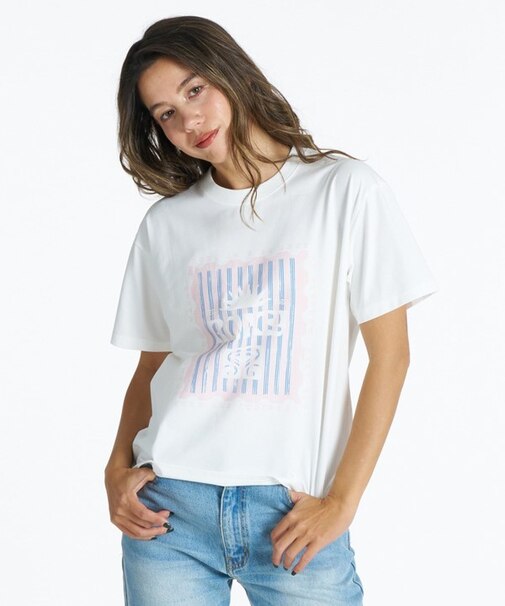 【ムラサキスポーツ別注】ROXY/FLOWER SOUL TEE RST261645M 半袖Tシャツ ロキシー レディース ムラサキスポーツ限定