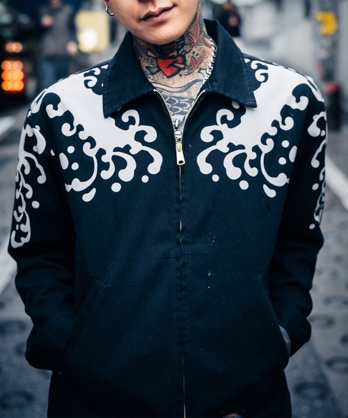 Dickies×INSCRIBE TATTOO コラボモデル MS X INS WAVE PRINT JK