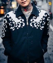 Dickies×INSCRIBE TATTOO コラボモデル MS X INS WAVE PRINT JK 81560300 ジャケット ディッキーズ メンズ ムラサキスポーツ