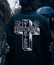 Dickies×INSCRIBE TATTOO コラボモデル MS X INS CROSS PRINT JK 81560400 ジャケット ディッキーズ メンズ ムラサキスポーツ