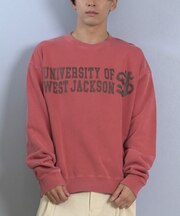 DEARLAUREL× JACKSON MATISSE /DL25F-JM1102 ジャクソンマティス トレーナー スウェット カレッジロゴ 裏毛 クルーネック ディアローレル メンズ ムラサキスポーツ