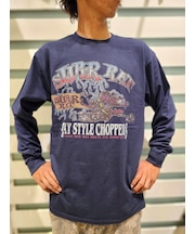 SUPER RAT/25-SR-MU-LS-01 長袖 Tシャツ ロンT スーパーラット メンズ ムラサキスポーツ