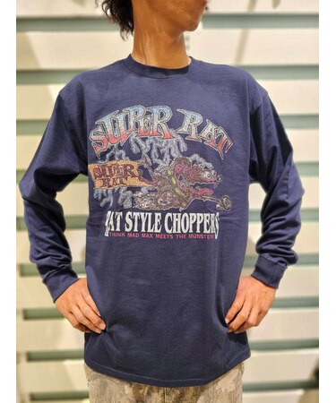 SUPER RAT/25-SR-MU-LS-01 長袖 Tシャツ ロンT スーパーラット メンズ ムラサキスポーツ