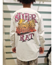 SUPER RAT/25-SR-MU-LS-02 長袖 Tシャツ ロンT スーパーラット メンズ ムラサキスポーツ
