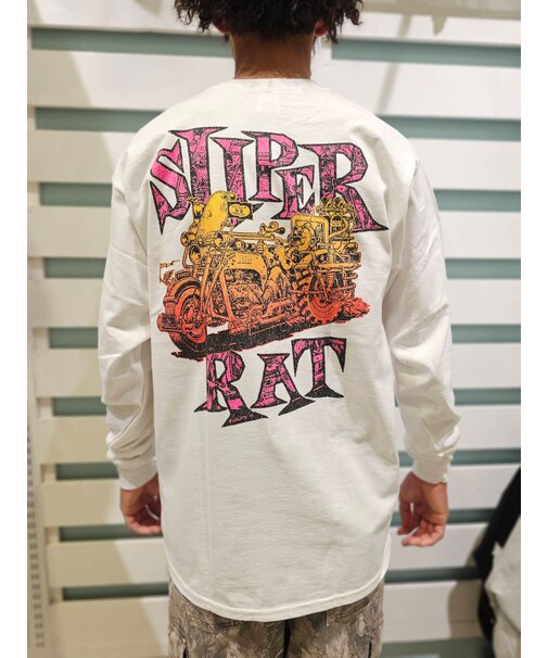 SUPER RAT/25-SR-MU-LS-02 長袖 Tシャツ ロンT スーパーラット メンズ ムラサキスポーツ
