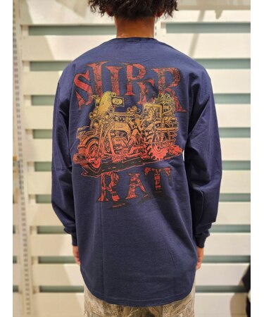 SUPER RAT/25-SR-MU-LS-02 長袖 Tシャツ ロンT スーパーラット メンズ ムラサキスポーツ