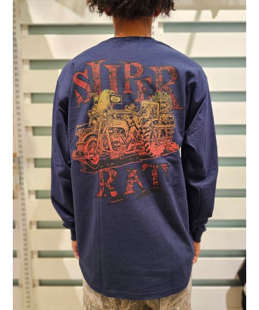 SUPER RAT/25-SR-MU-LS-02 長袖 Tシャツ ロンT スーパーラット メンズ ムラサキスポーツ