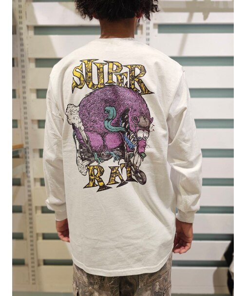 SUPER RAT/25-SR-MU-LS-03 長袖 Tシャツ ロンT スーパーラット メンズ ムラサキスポーツ