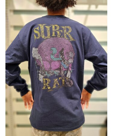 SUPER RAT/25-SR-MU-LS-03 長袖 Tシャツ ロンT スーパーラット メンズ ムラサキスポーツ