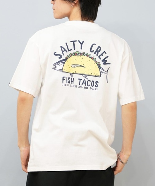 SALTYCREW/55-231 半袖Tシャツ バックプリント ソルティクルー メンズ ムラサキスポーツ
