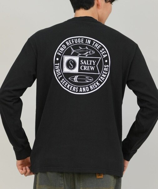 SALTYCREW/75-061 LEGENDS 長袖 Tシャツ ロンT ソルティクルー メンズ ムラサキスポーツ